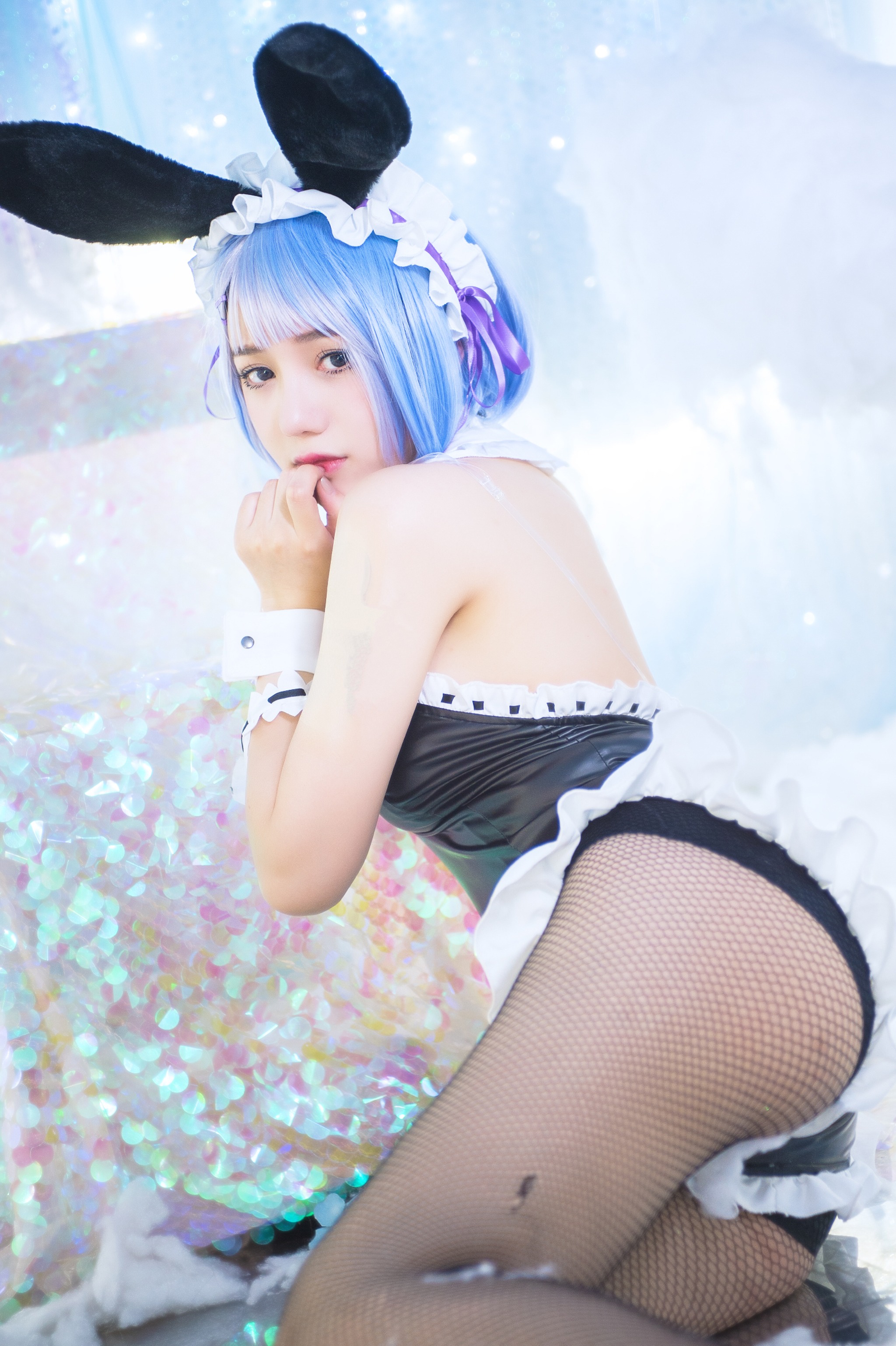 图片[1]-洛丽塔大哥 – NO.011 蕾姆兔女郎 [17P]-XikXak